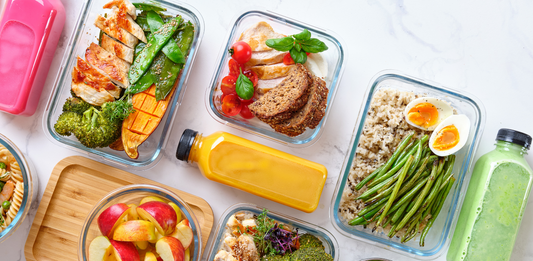 Image of Planned out Meals on a Bench