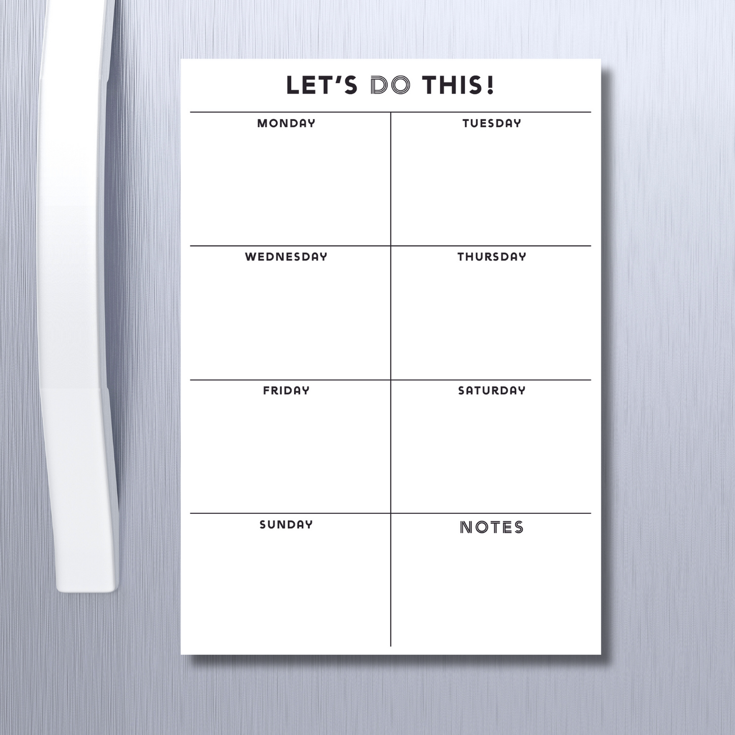 weekly planner minimalist