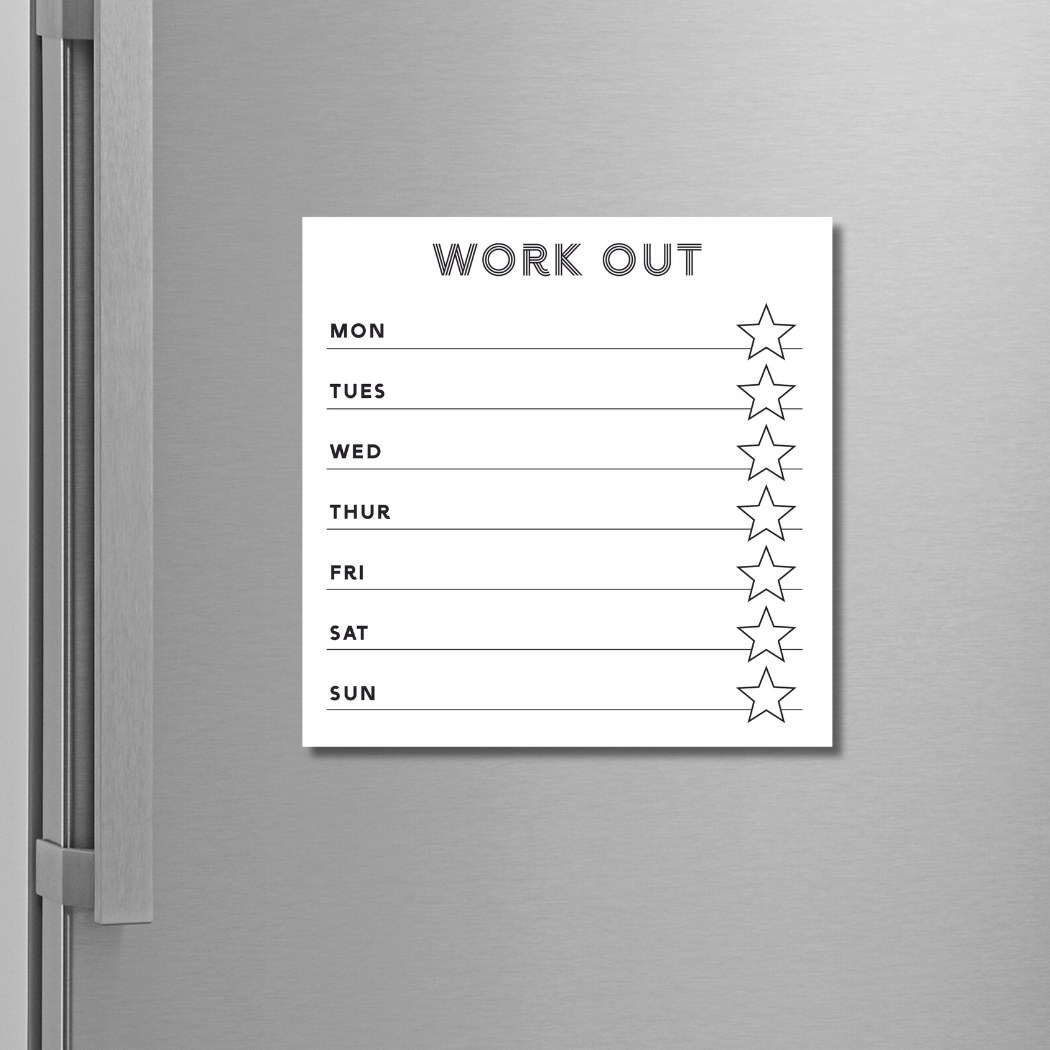 Mini work our planner