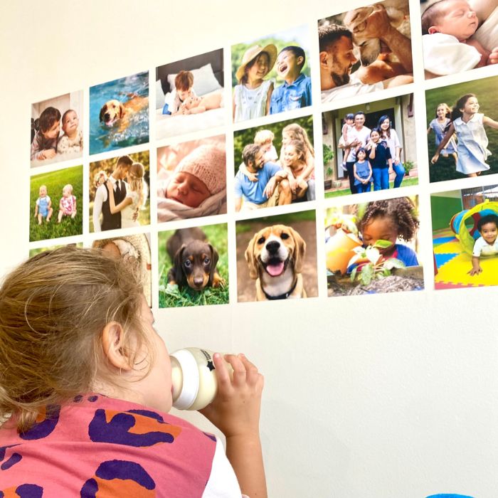 removable photo decals with toddler