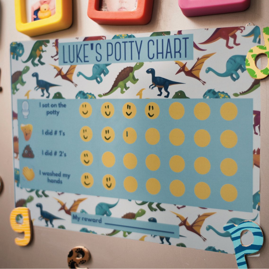 toilet training reward chart