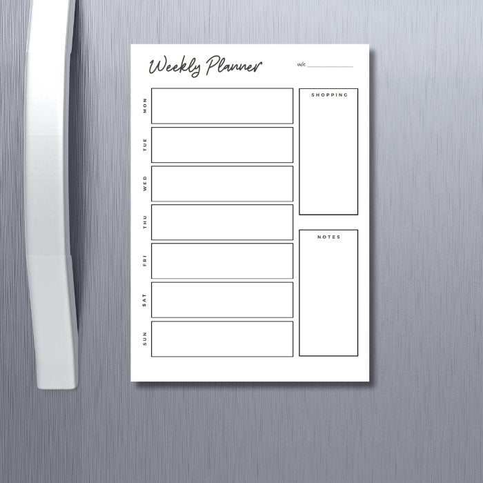 pastel weekly planner portrait