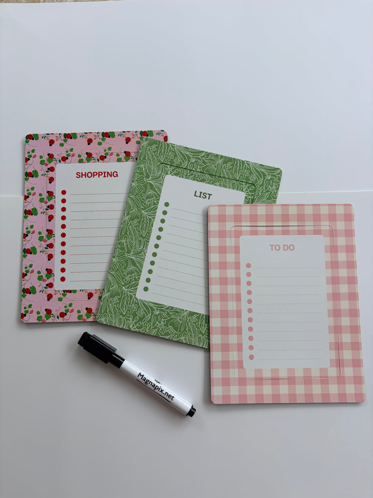 Magnetic Photo Frames 6x4 – Set of 3