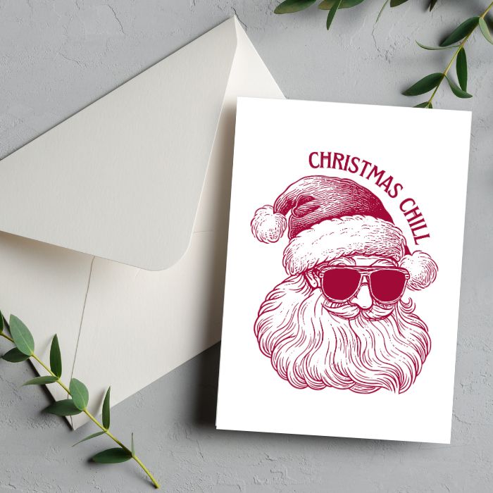 Christmas chill card