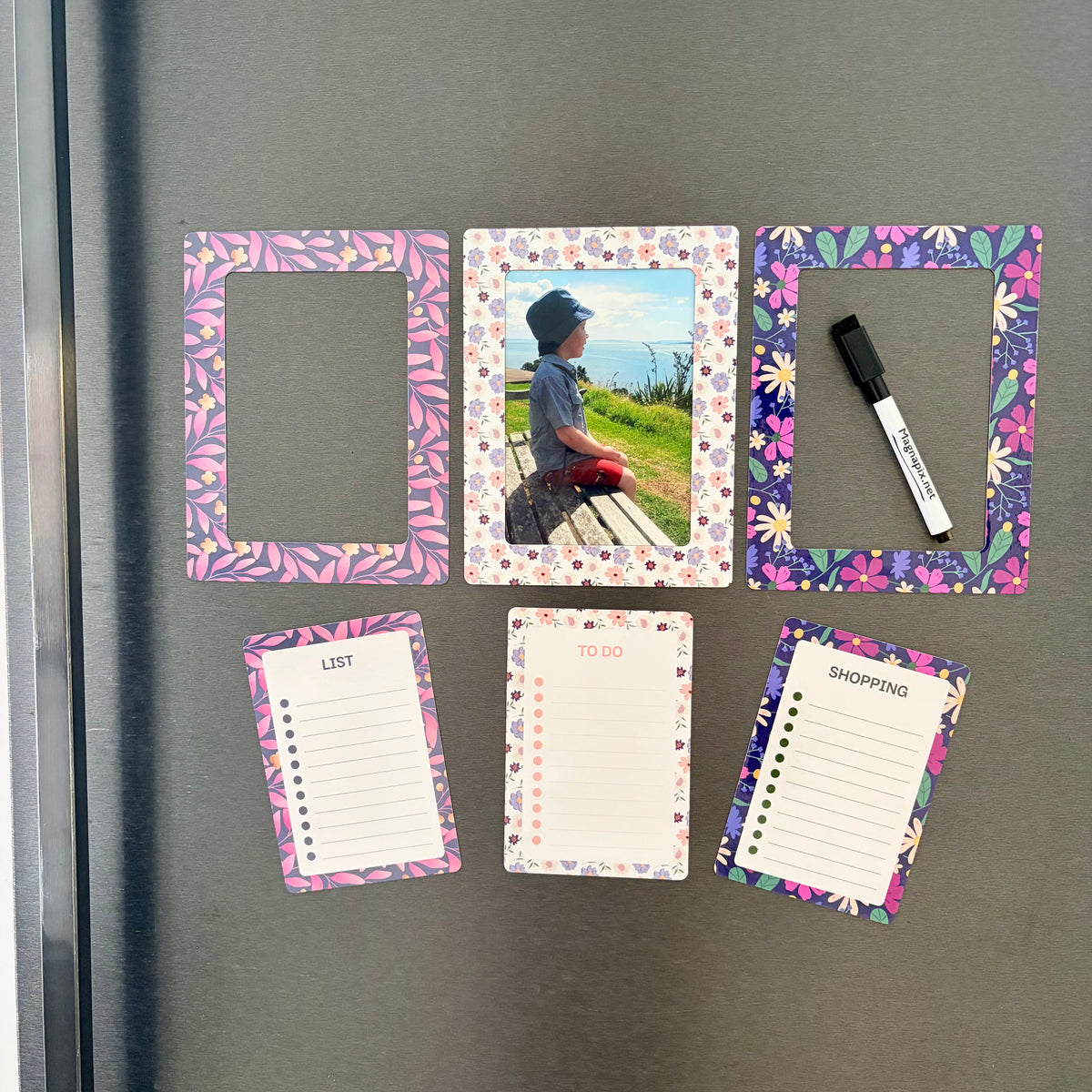 Magnetic Photo Frames 6x4 – Set of 3
