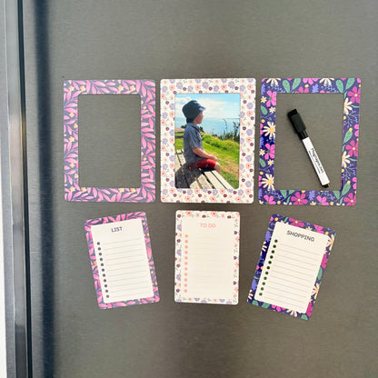 Magnetic Photo Frames 6x4 – Set of 3