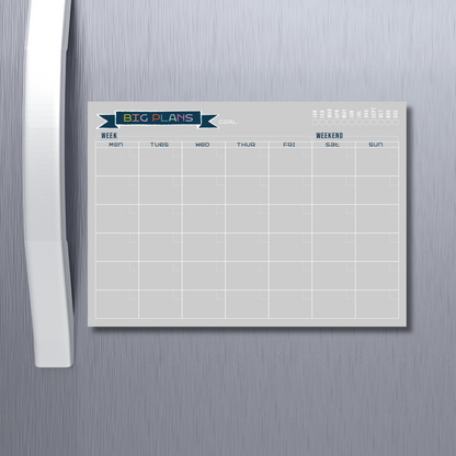 magnetic meal planner pastel collection