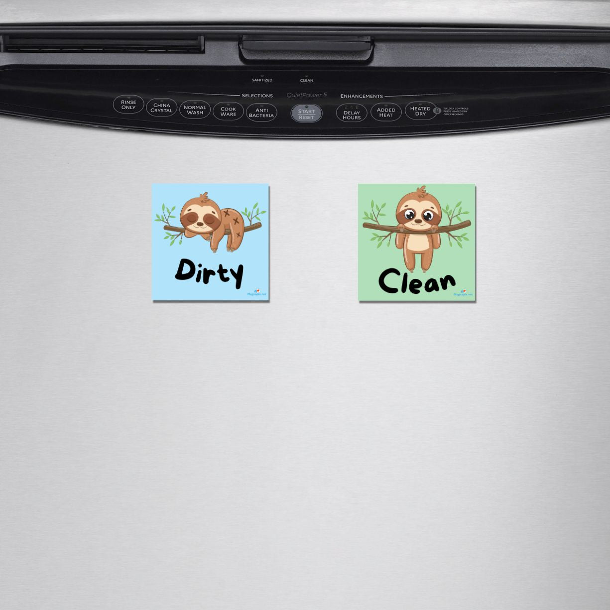 Dirty Clean Dishwasher Magnets – Magnapix