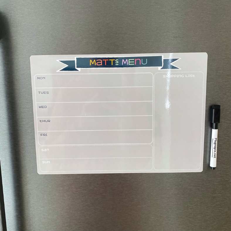 photo weekly planner custom title
