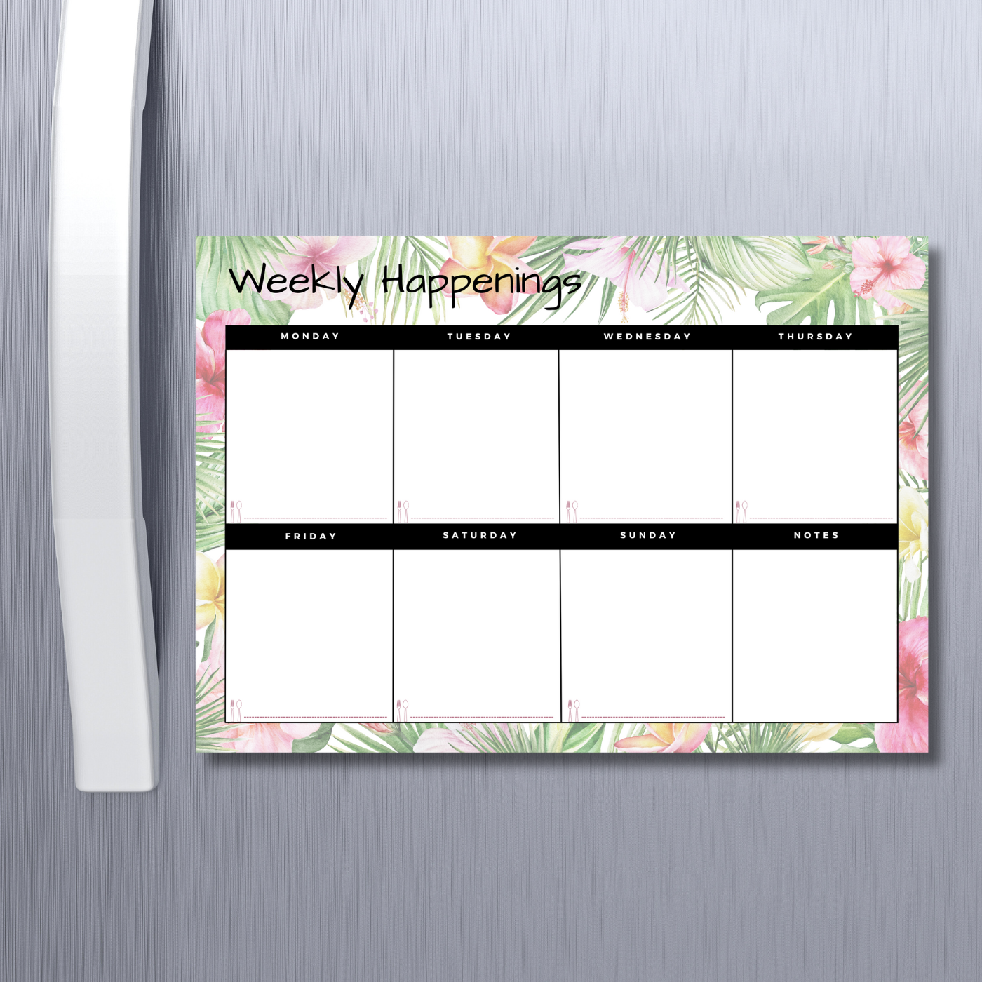 Hibiscus weekly planner