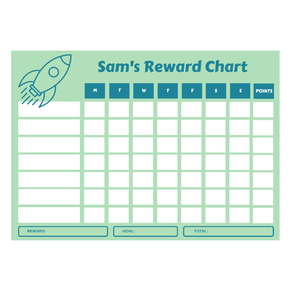 space reward chart green