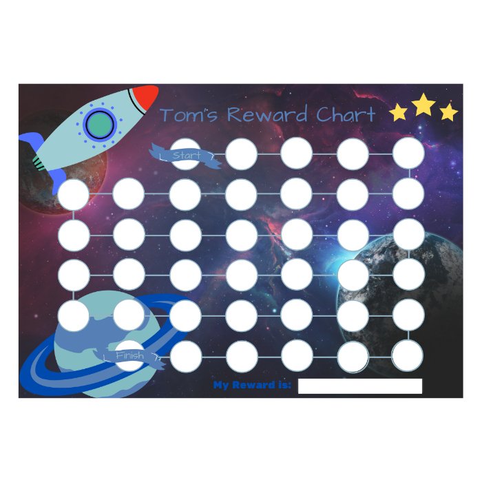 space reward chart rocket
