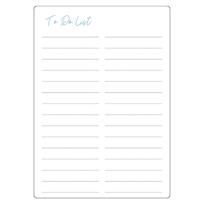 magnetic dry-erase to-do-list blue